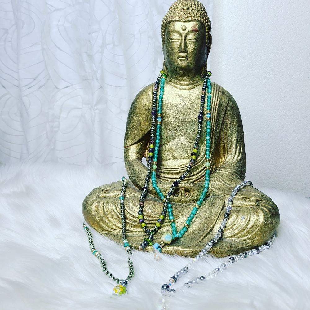 Mala beads necklace bracelet meditation 108 beads